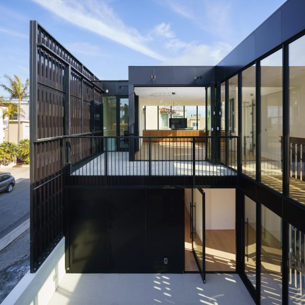 Courtyard in Brooks + Scarpa California house