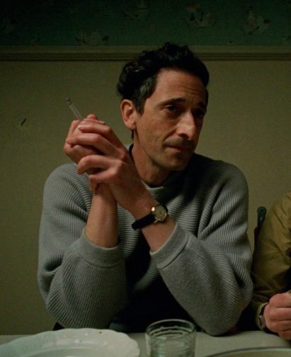 Adrien Brody's Brutalist Sweater