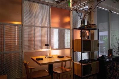 Brutalist restaurant