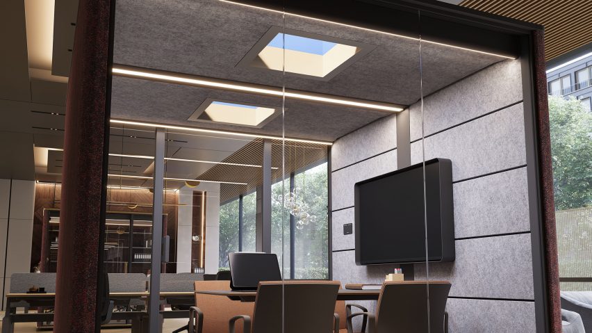 Cerene skylight by Ahrend