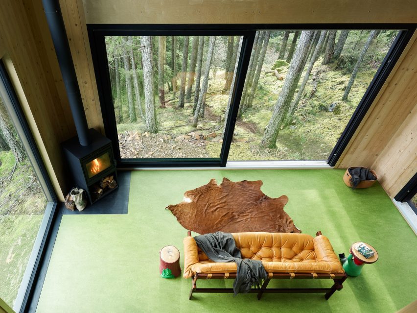 Off-grid cabin in British Columbia