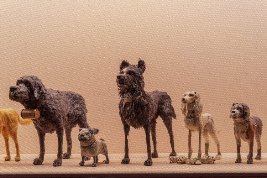 Wes Anderson archives at the Design Museum