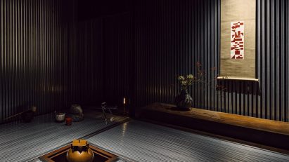 Steel tea room