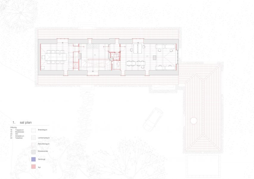 Plan of Hedeskov Living Lab by Djernes & Bell