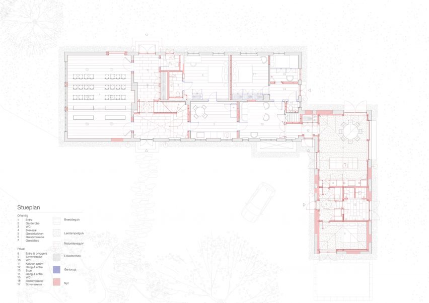 Plan of Hedeskov Living Lab by Djernes & Bell