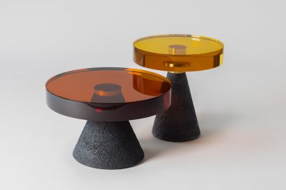 Lava coffee tables at Dubai Design Week