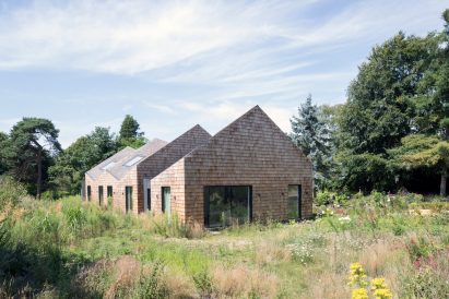 Shingle-covered house