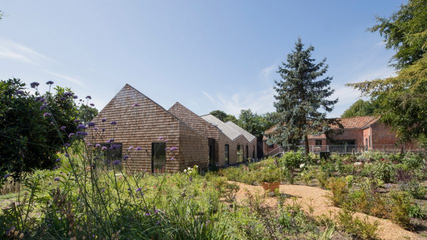 Shingle-covered house