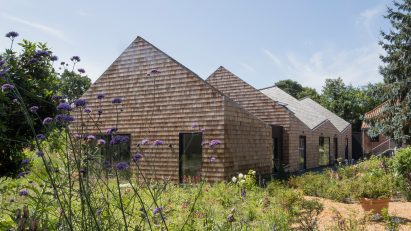 Shingle-covered house