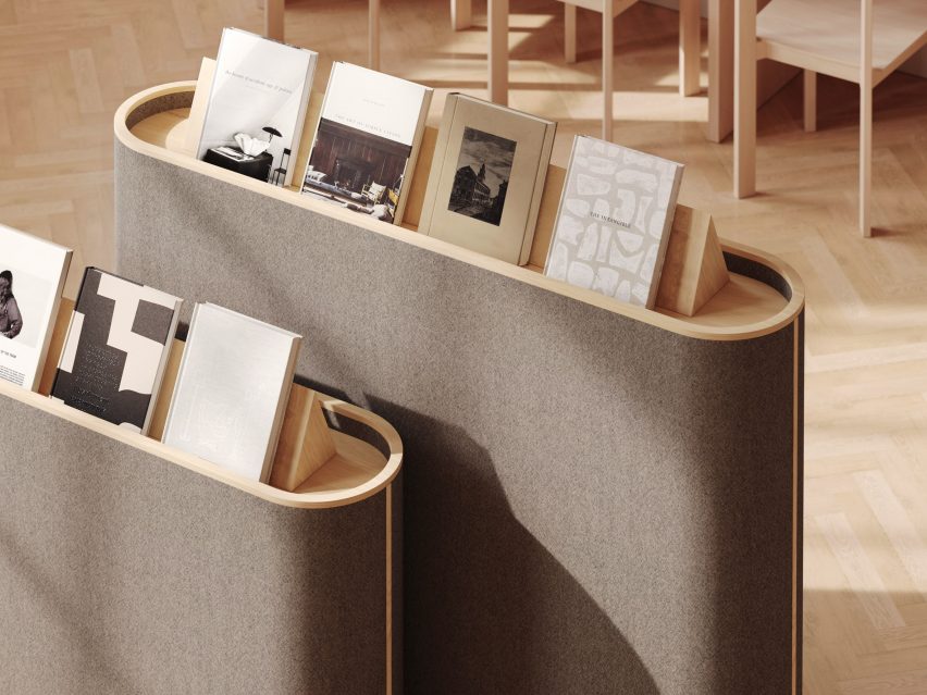 Giro acoustic room divider by Yonoh for Zilenzio