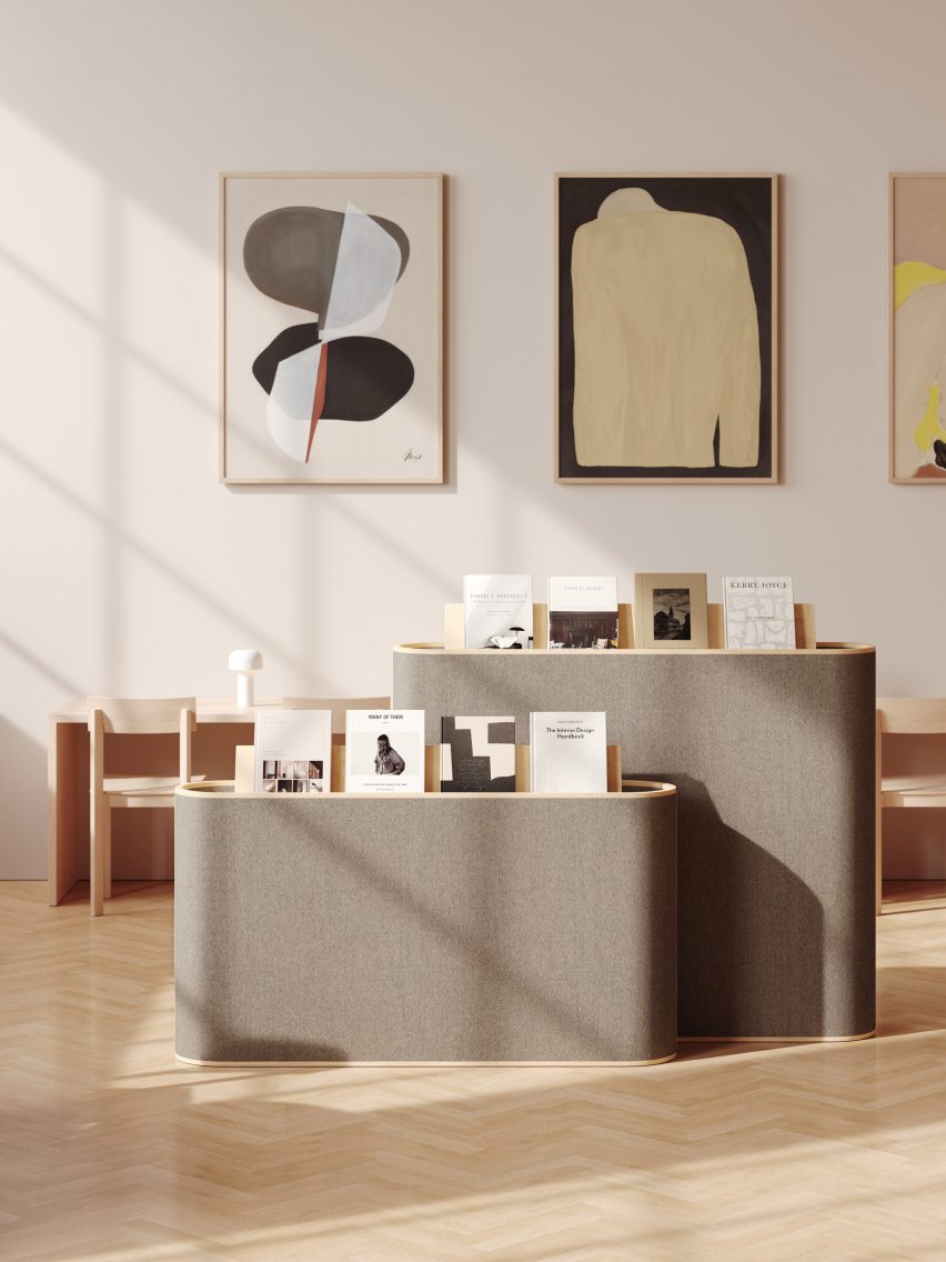 Giro acoustic room divider by Yonoh for Zilenzio