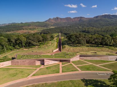 Miners memorial from the sky in Brazil