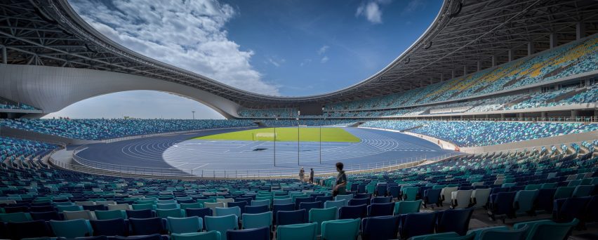 Greater Bay Area Sports Centre by Zaha Hadid Architects