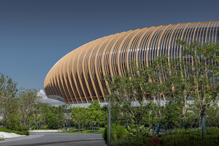 Greater Bay Area Sports Centre by Zaha Hadid Architects