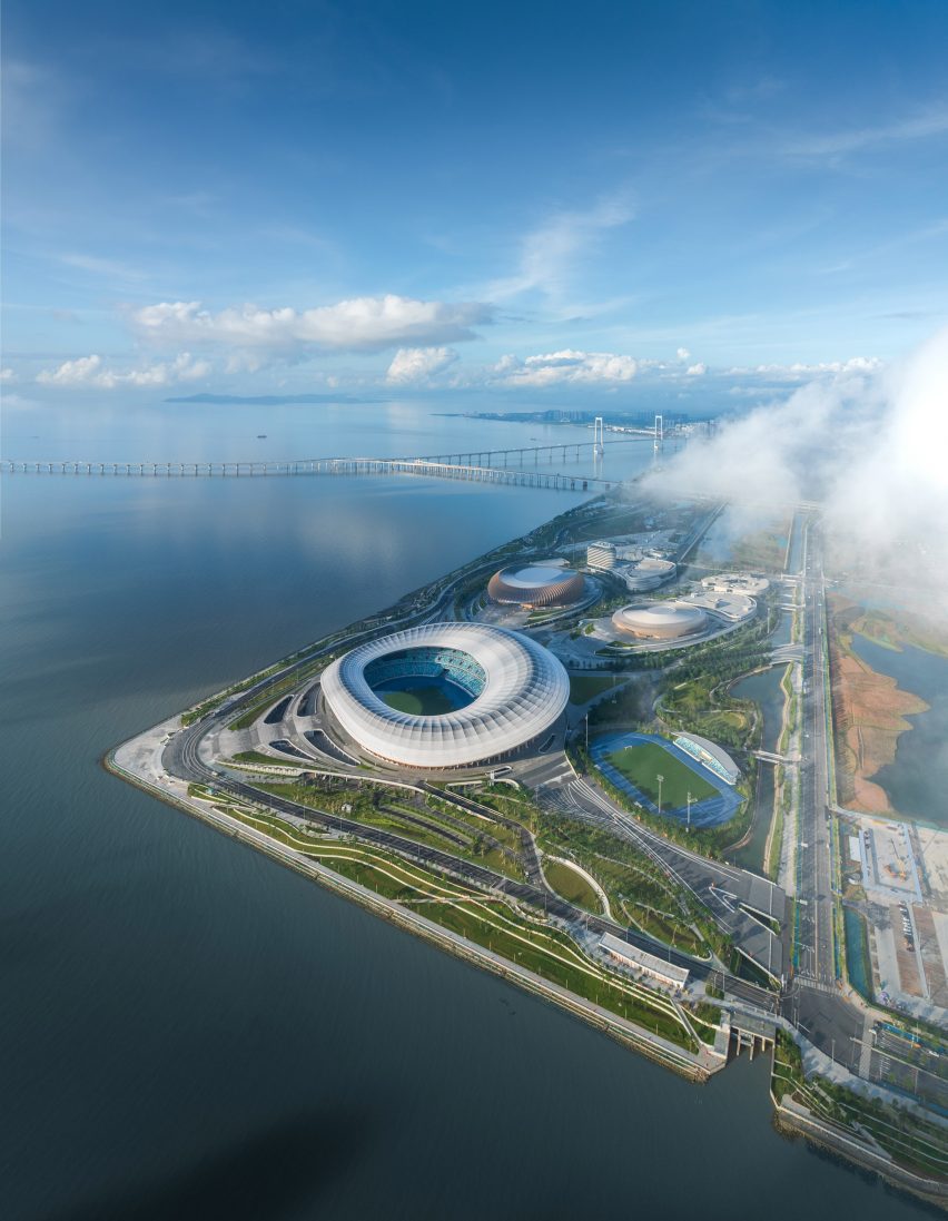 Greater Bay Area Sports Centre by Zaha Hadid Architects