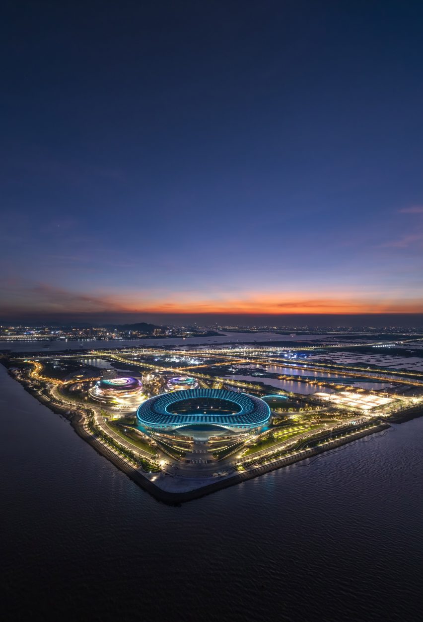 Greater Bay Area Sports Centre by Zaha Hadid Architects