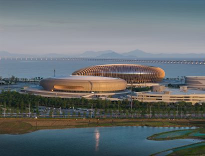 Greater Bay Area Sports Centre by Zaha Hadid Architects