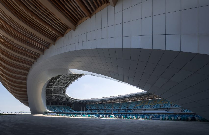 Greater Bay Area Sports Centre by Zaha Hadid Architects
