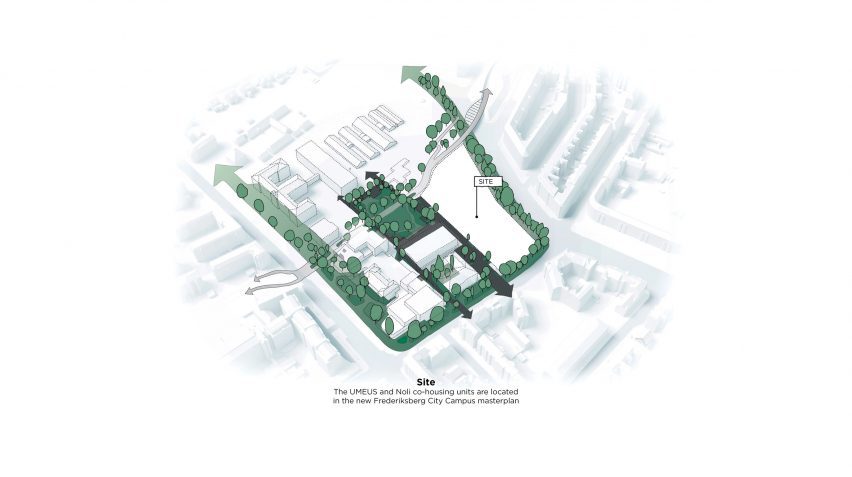 Diagram of Harmonikahusene by EFFEKT