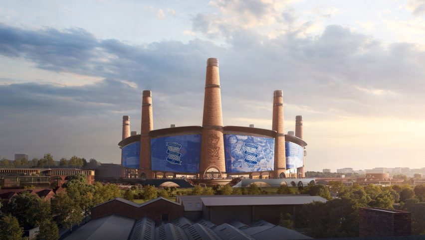 Birmingham City Football Club stadium by Heatherwick Studio and Manica Architecture