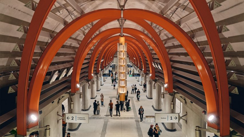 Station at Melbourne Metro Tunnel by RSHP, Hassell and WW+P Architects