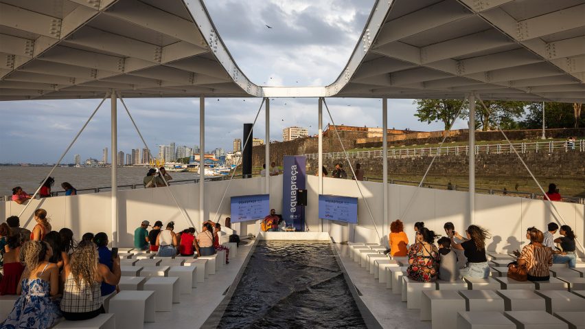 AquaPraça plaza in Belém by Carlo Ratti Associati and Höweler + Yoon Architecture