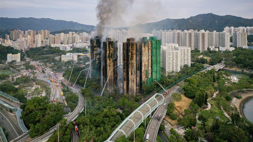 Wang Fuk fire in Hong Kong