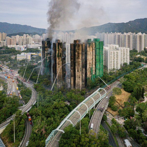 Wang Fuk fire in Hong Kong