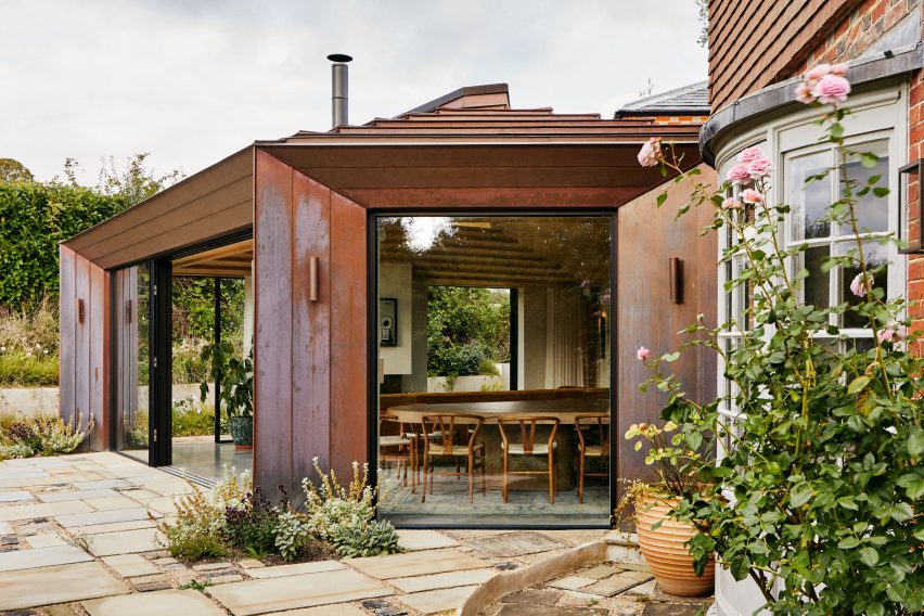 Jackson Design Studio adds copper extension to Hops House in West Sussex