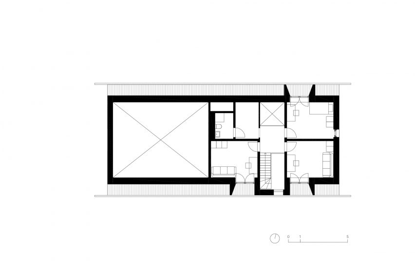 First floor plan of House Comet by Gaiss