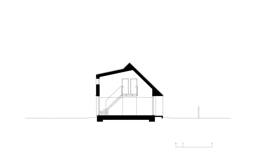 Section of House Comet by Gaiss