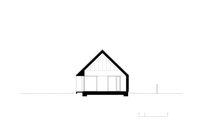 Section of House Comet by Gaiss