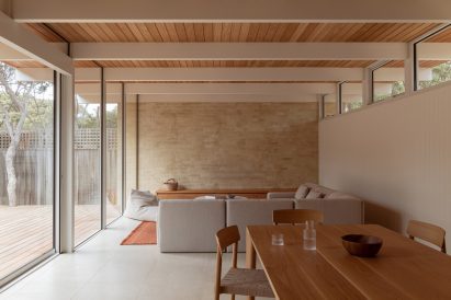 Open-plan living and dining room
