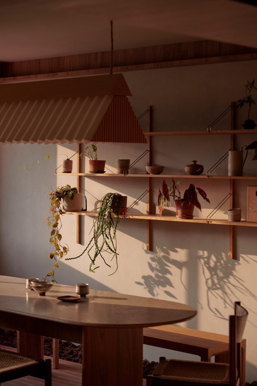 Interiors of In a Park, Singapore, designed by L Architects