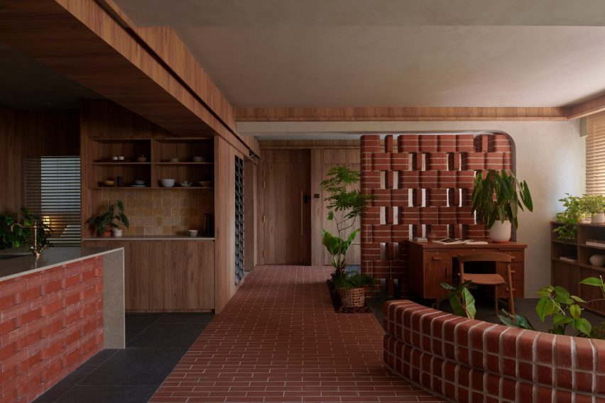 Interiors of In a Park, Singapore, designed by L Architects