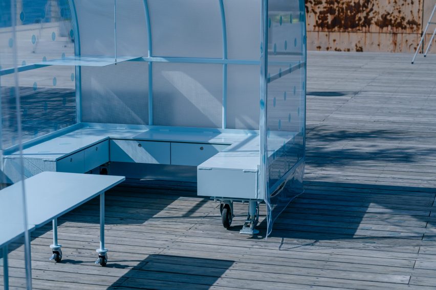 Kiosk Through Which The Landscape Passes at Hiroshima Architecture Exhibition 2025