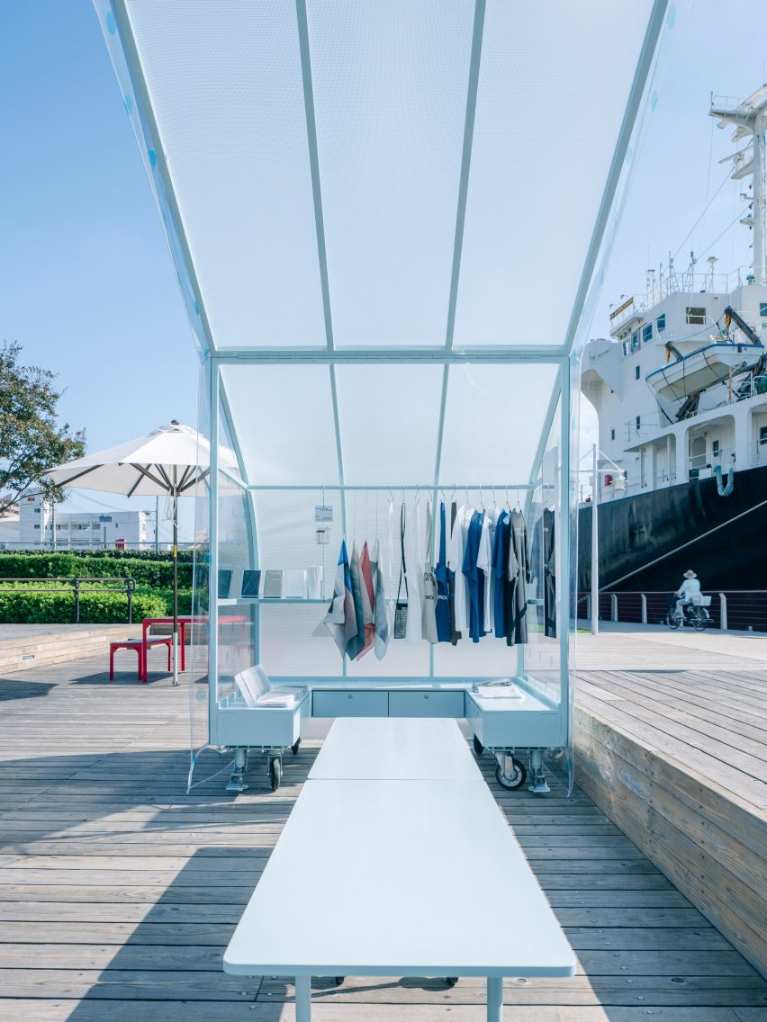 Kiosk Through Which The Landscape Passes at Hiroshima Architecture Exhibition 2025
