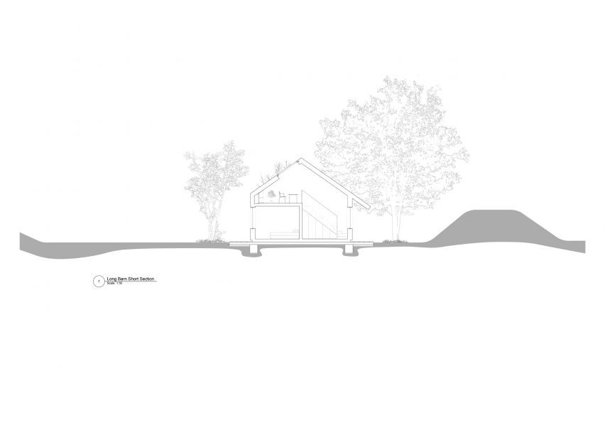 Section of Leaf House by Michaelis Boyd