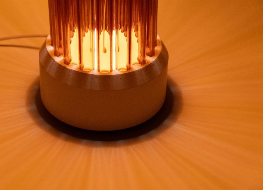Geopolymer lamp