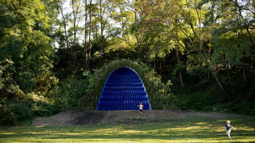Muqarnas Pavilion by New South in Saint-Étienne, France