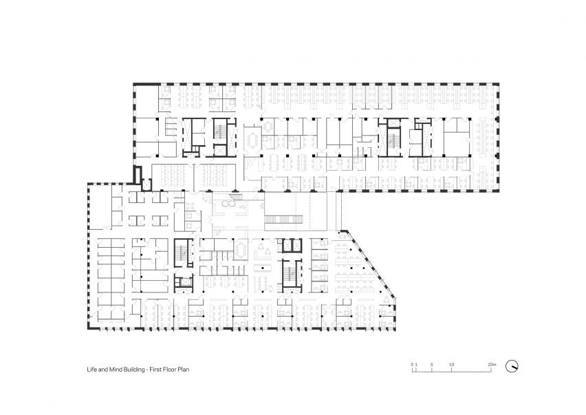 Plan of Life and Mind Building by NBBJ