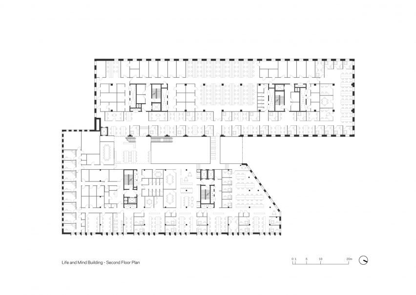 Plan of Life and Mind Building by NBBJ