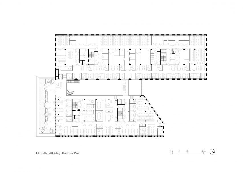 Plan of Life and Mind Building by NBBJ