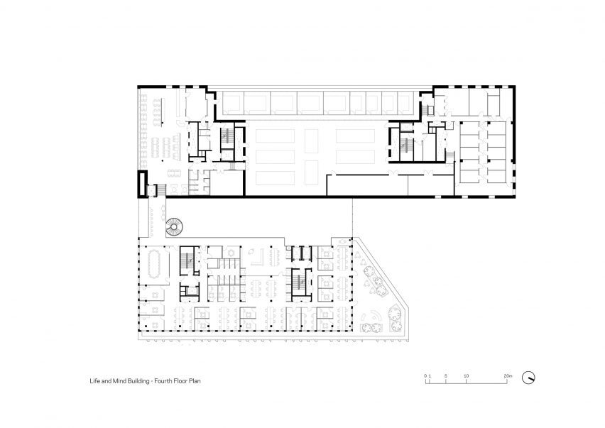 Plan of Life and Mind Building by NBBJ