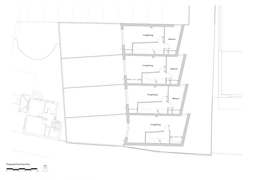 Plan of Goldsmith Mews by Office S&M