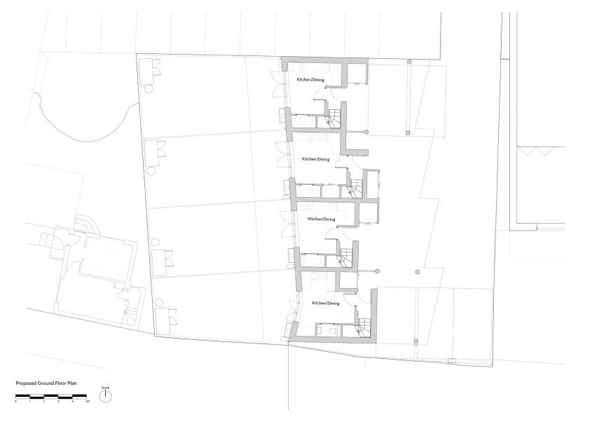 Plan of Goldsmith Mews by Office S&M