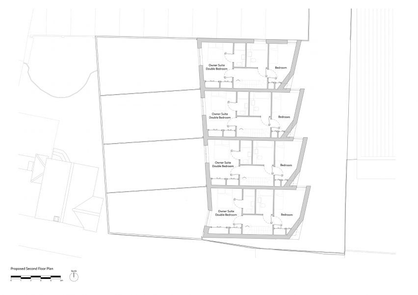 Plan of Goldsmith Mews by Office S&M