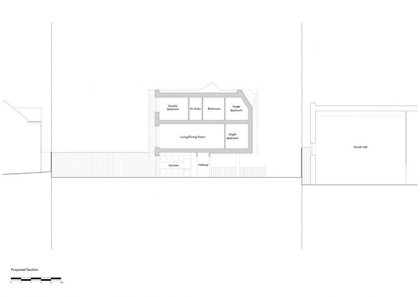 Section of Goldsmith Mews by Office S&M
