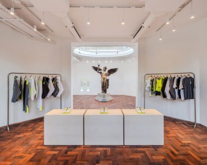 Entrance hall at Nike and Palace Skateborads Manor Place skatepark