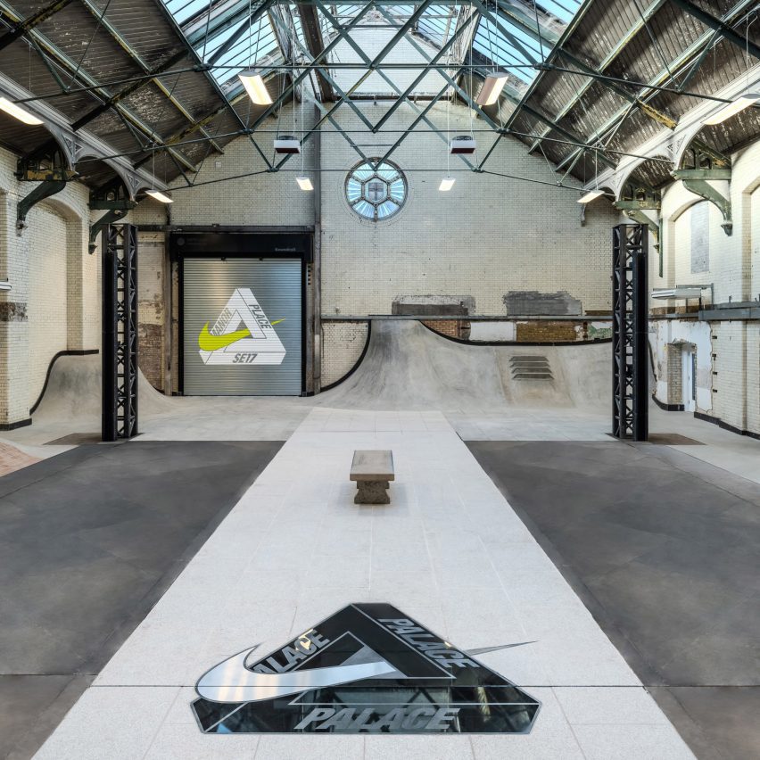 Nike and Palace Skateboards create transforming skatepark in Victoria public baths